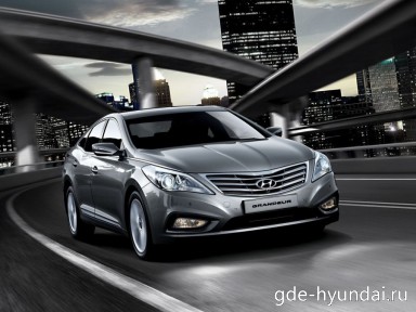 : Hyundai Grandeur спереди