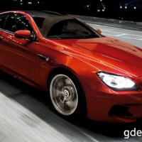 : BMW М6 купе спереди, сбоку